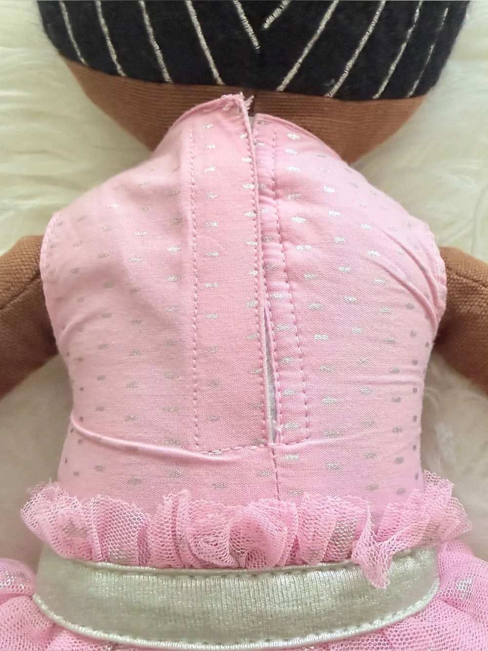 Pillowfort Pink Tulle Ballerina Doll with White Shoes